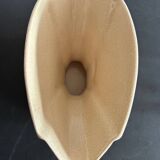 Art Deco polar bear vase in crackle-effect ceramic