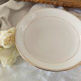 Pedestal plate, compotier in Limoges porcelain