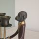 Bougeoir singe majordome