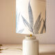 Mustard pot lamp and lampshade plant printing bamboo pattern