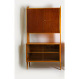 Vintage Wall Unit Bookcase, 1960s