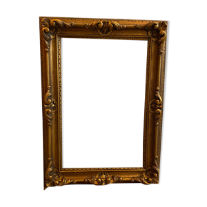 Cadre en bois doré d'époque