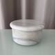 Carrera marble lidded jar