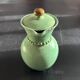 Art Deco Celadon Beaded Teapot