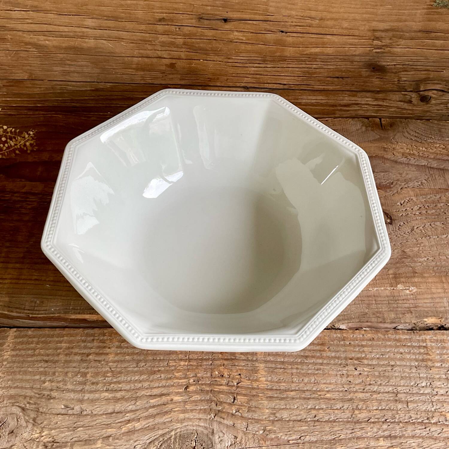 Johnson Brothers England Ironstone Octagonal Deep Dish