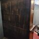Important two-part Louis XV period solid oak buffet