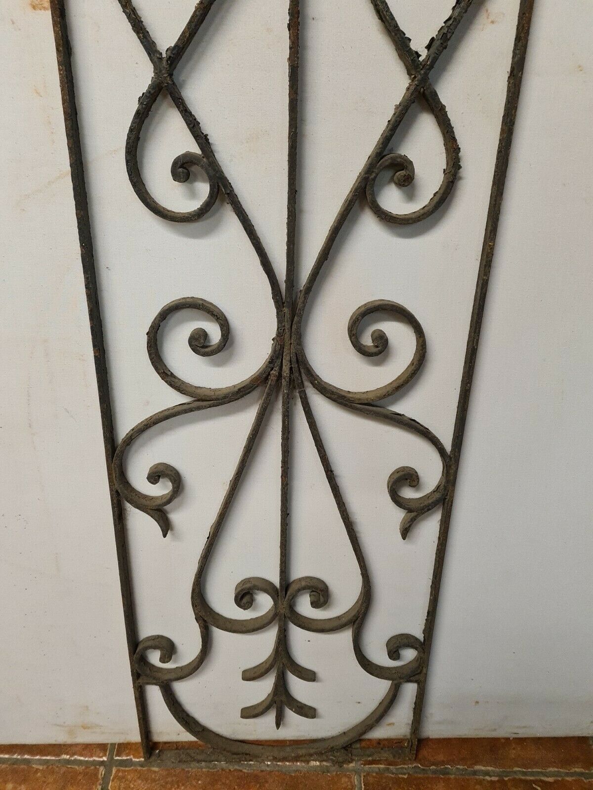 wrought iron grid