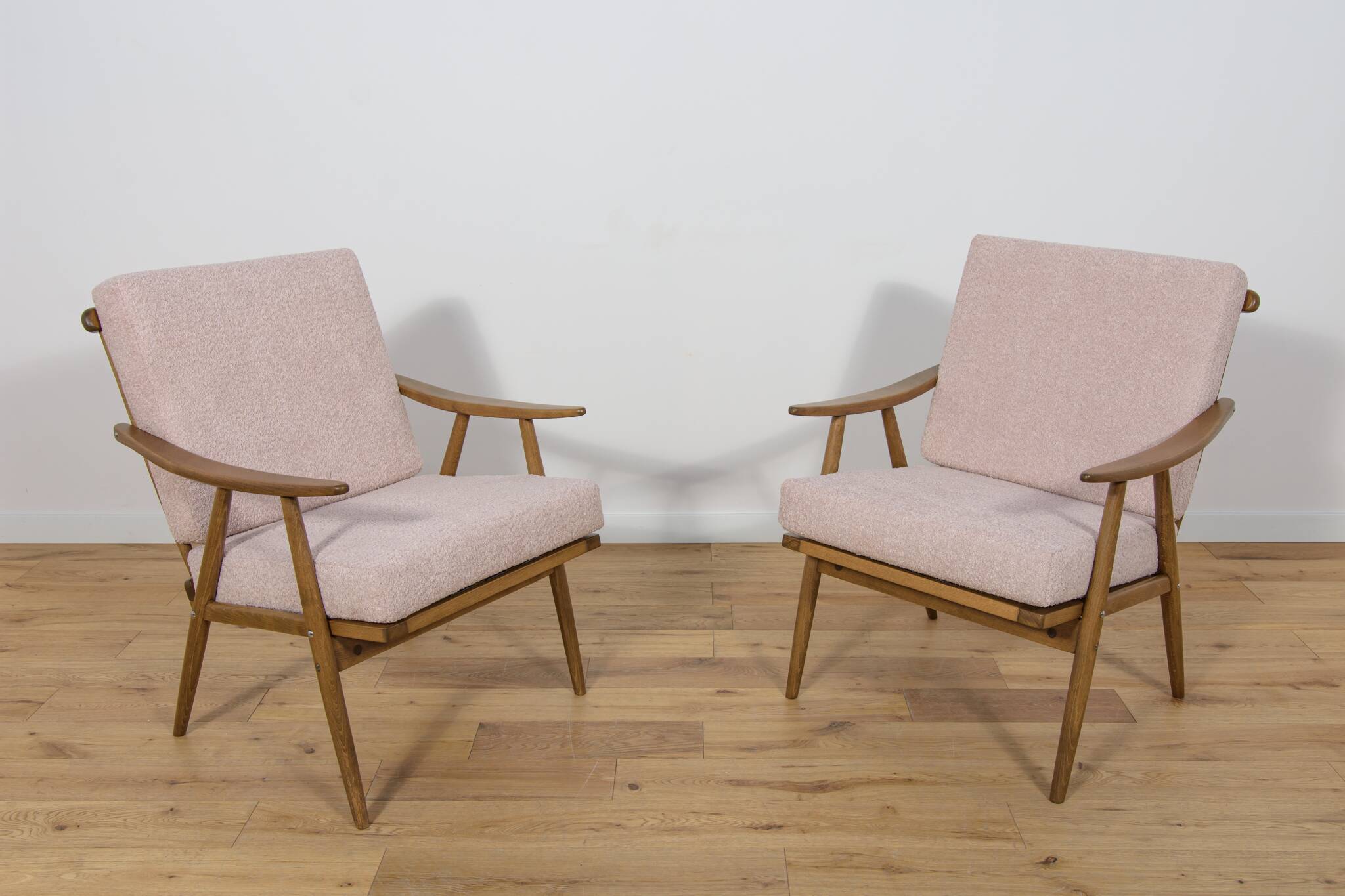 Fauteuils Mid Century de TON, 1960s, Set de 2