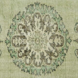 Anatolian handmade vintage rug 256 cm x 134 cm