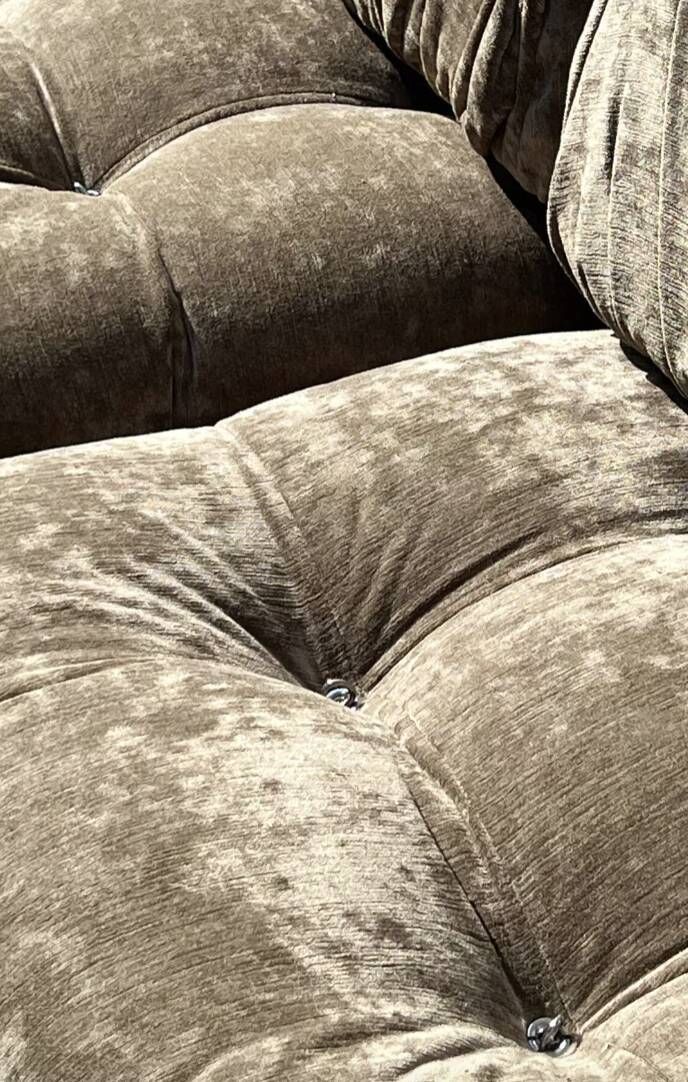 Camaleonda armchair in Bellini velvet for B&B Italia, design 1970
