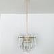 Crystal Glass Chandelier by Kinkeldey