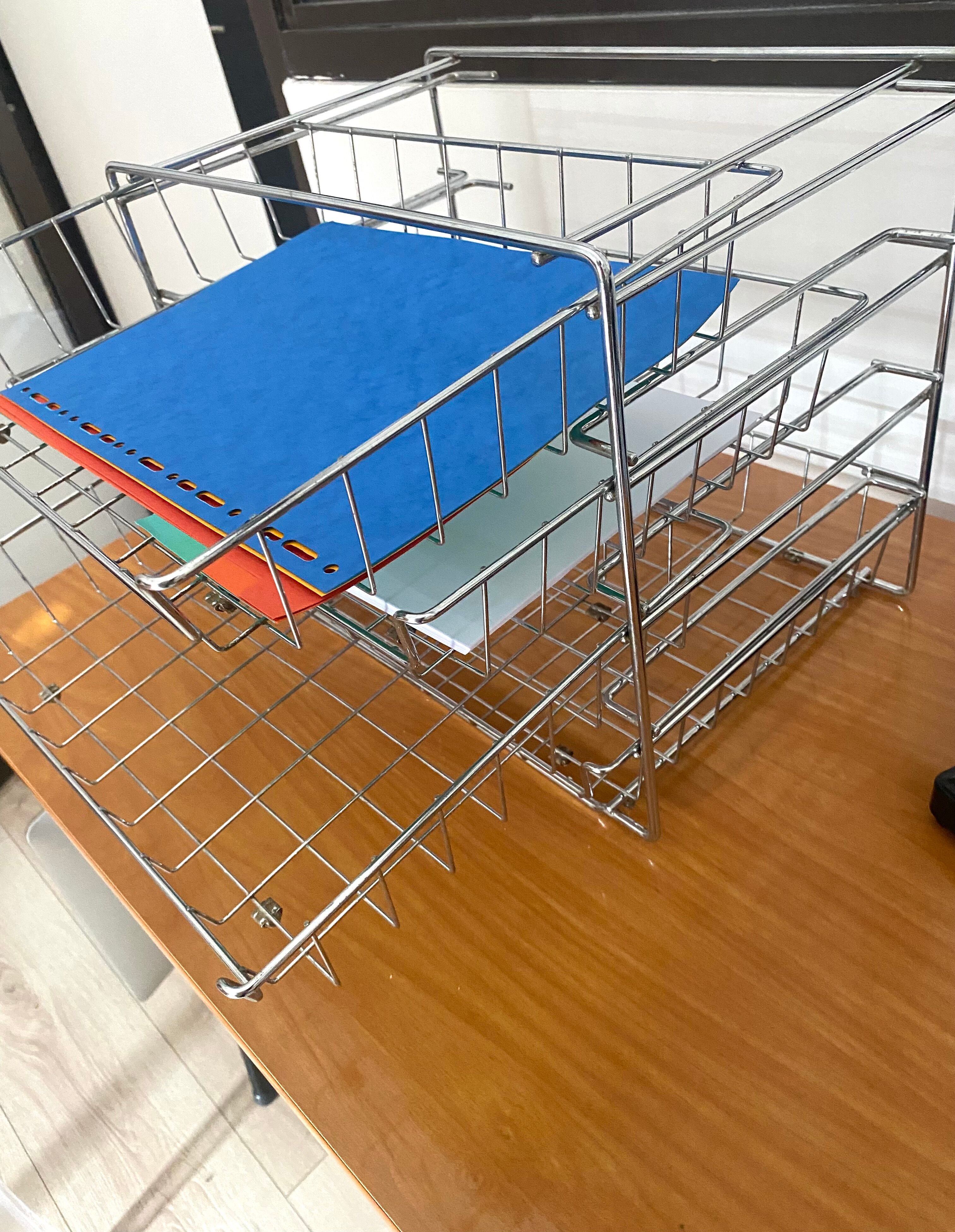 Mail sorter with metal drawers 60s