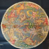 Map of the sky and constellations