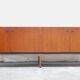 Teak enfilade by Gérard Guermonprez for Magnani editions