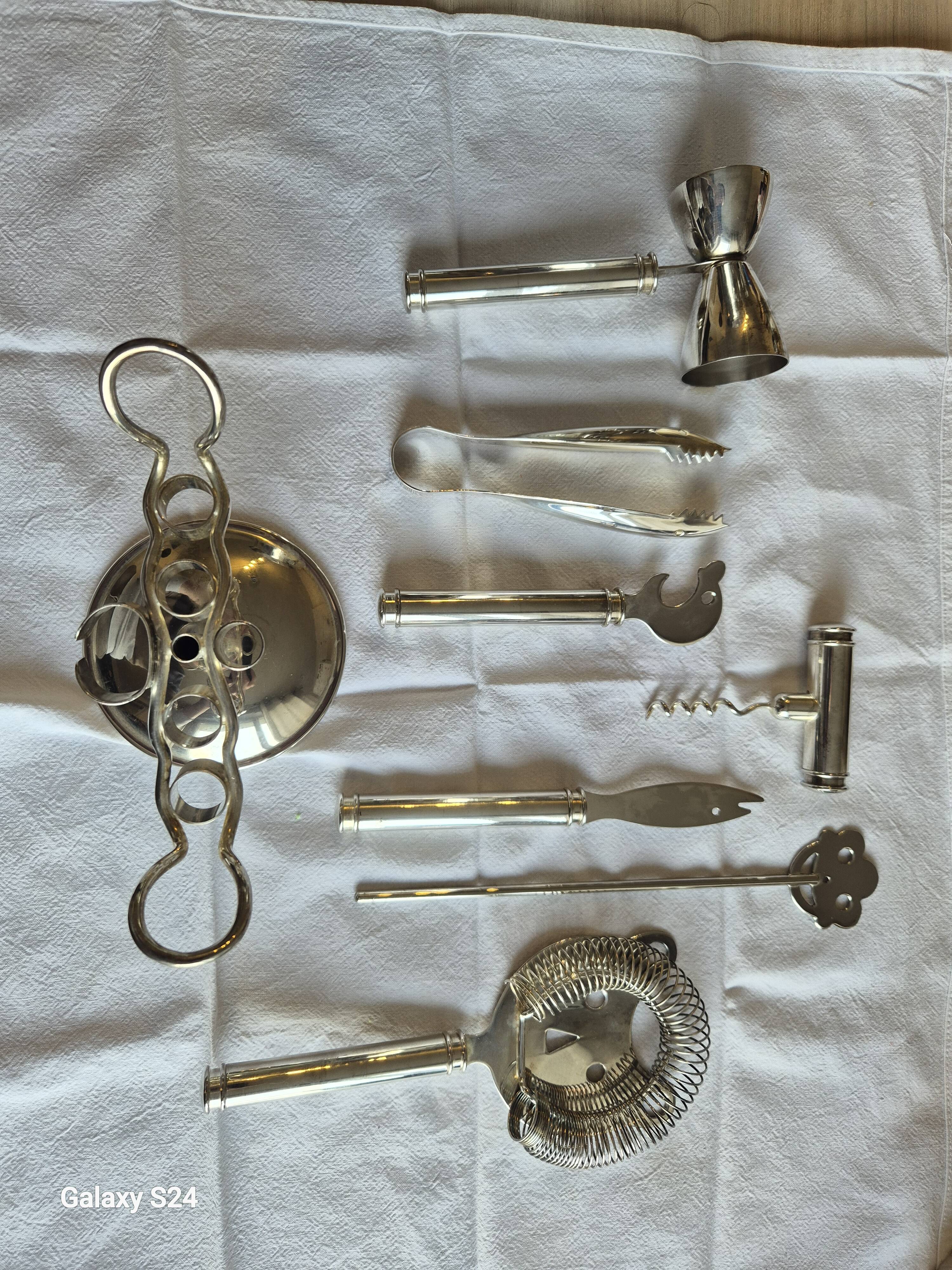 Vintage cocktail service Guy Degrenne – silver-plated – France