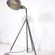 Industrial lamp with adjustable aluminum lampshade