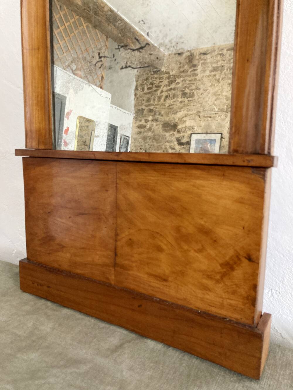 Old Biedermeier mirror, circa 1830