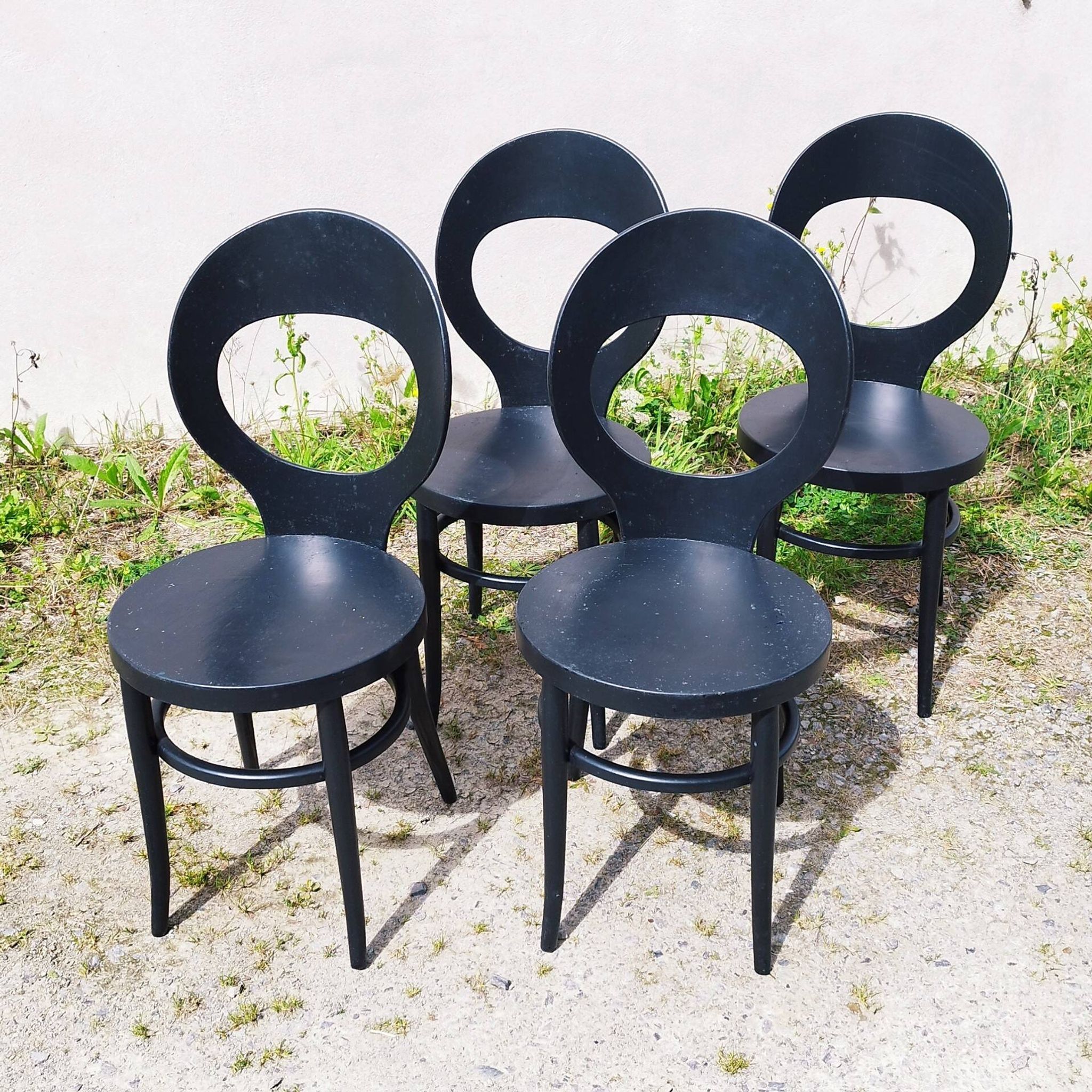 Serie de 4 chaises modèle Baumann