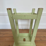 Wooden workshop stool