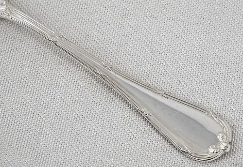Christofle Rubans, 12 teaspoons, coffee, dessert, 14.5 cm, excellent condition.