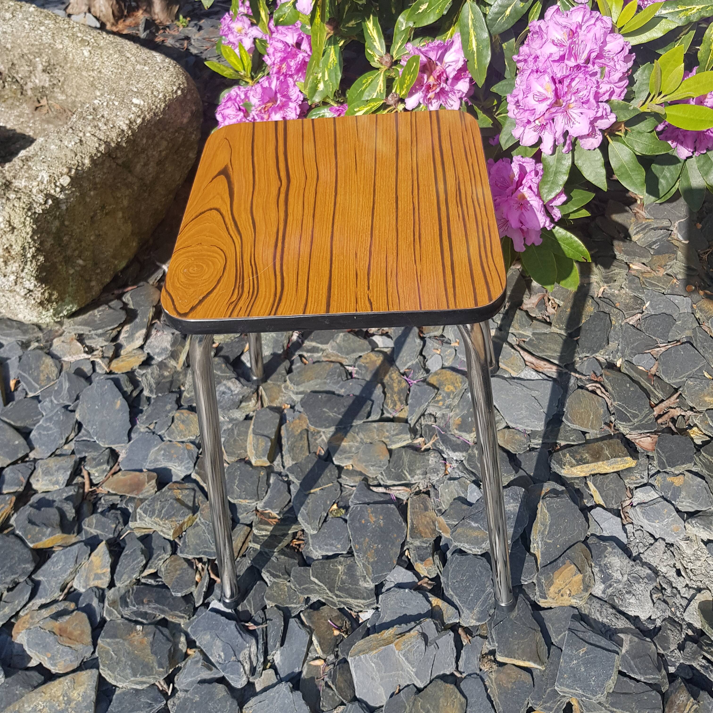 Vintage formica stool