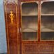 Louis XVI library in noble wood marquetry around 1850