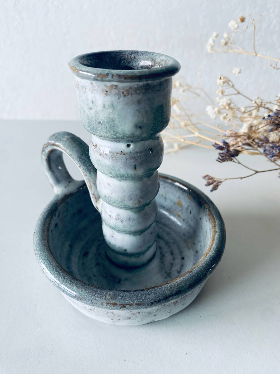 Black Valley sandstone candle holder