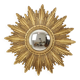 Gold Leaf Sunburst Mirror (Resin, 56cm)