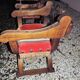 Paire de fauteuils " Dagobert" de style néo gothique