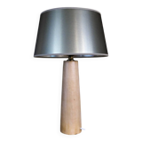 Old wooden table lamp