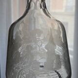 Cut glass carafe