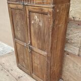 Ancien cabinet Art déco en teck birman