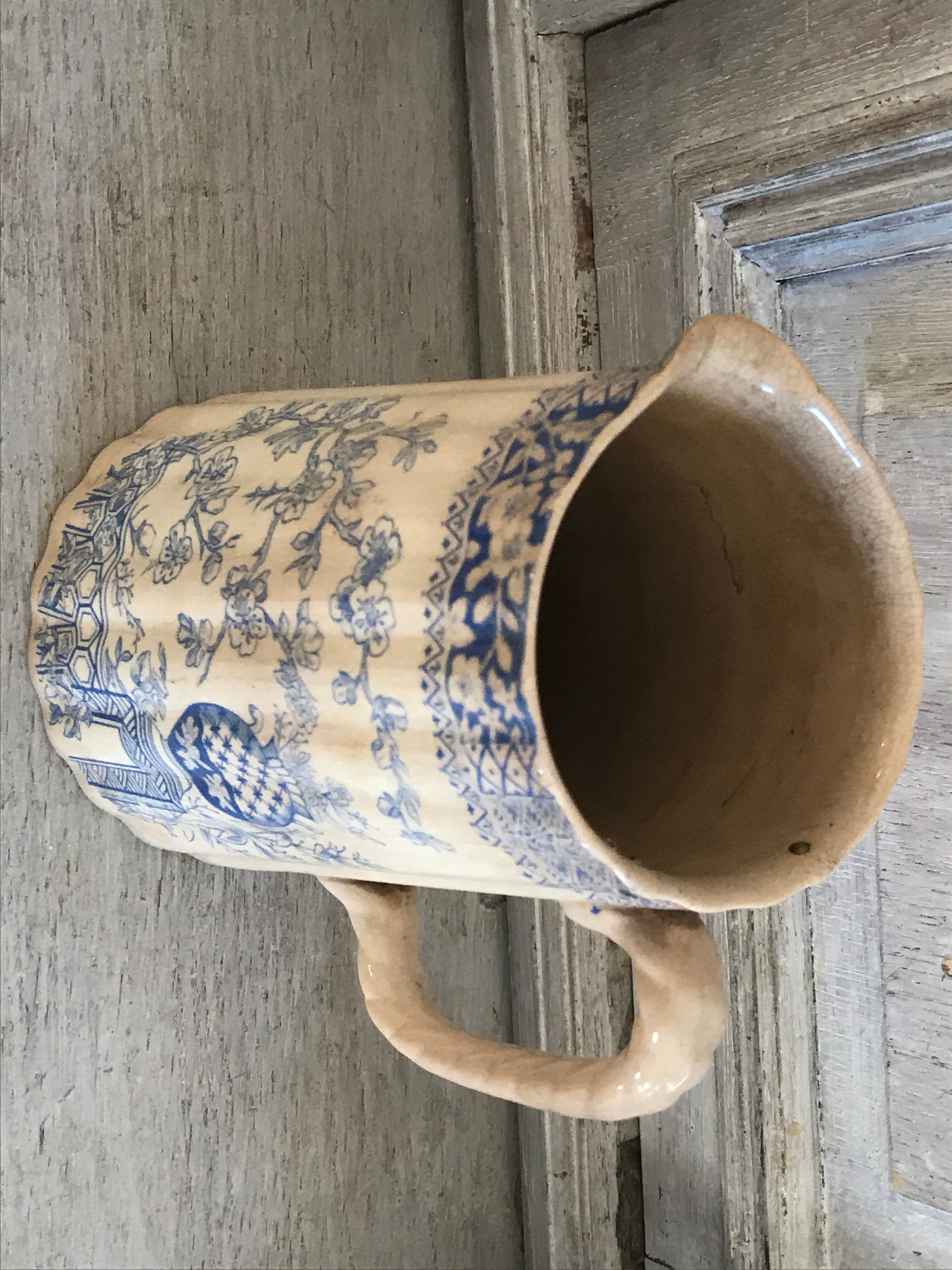 Ceramic pitcher circa 1880