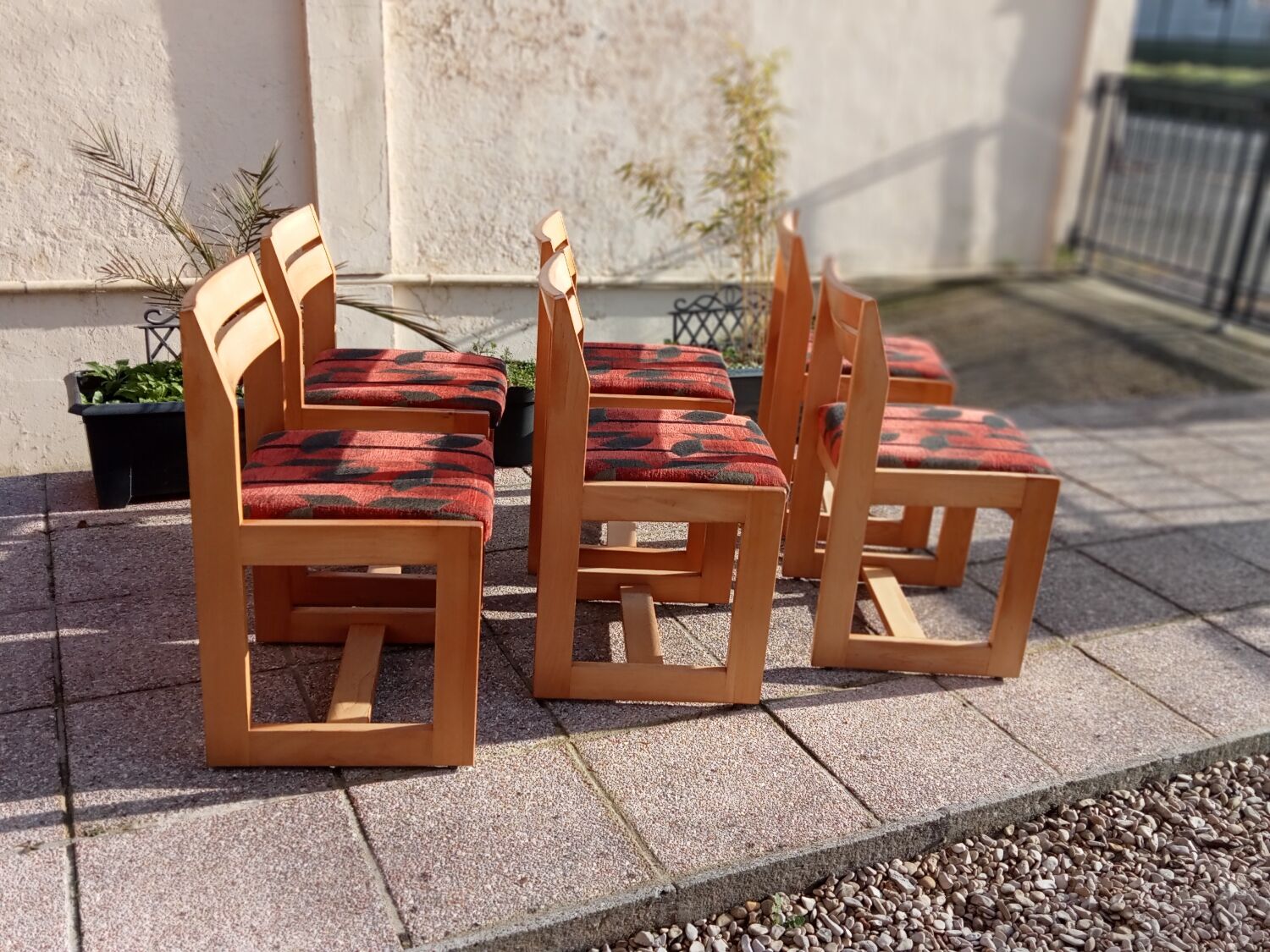 Maison Regain sled chairs