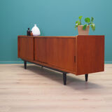 Teak sideboard, danish design, 1960s, manufacturer: Denmark