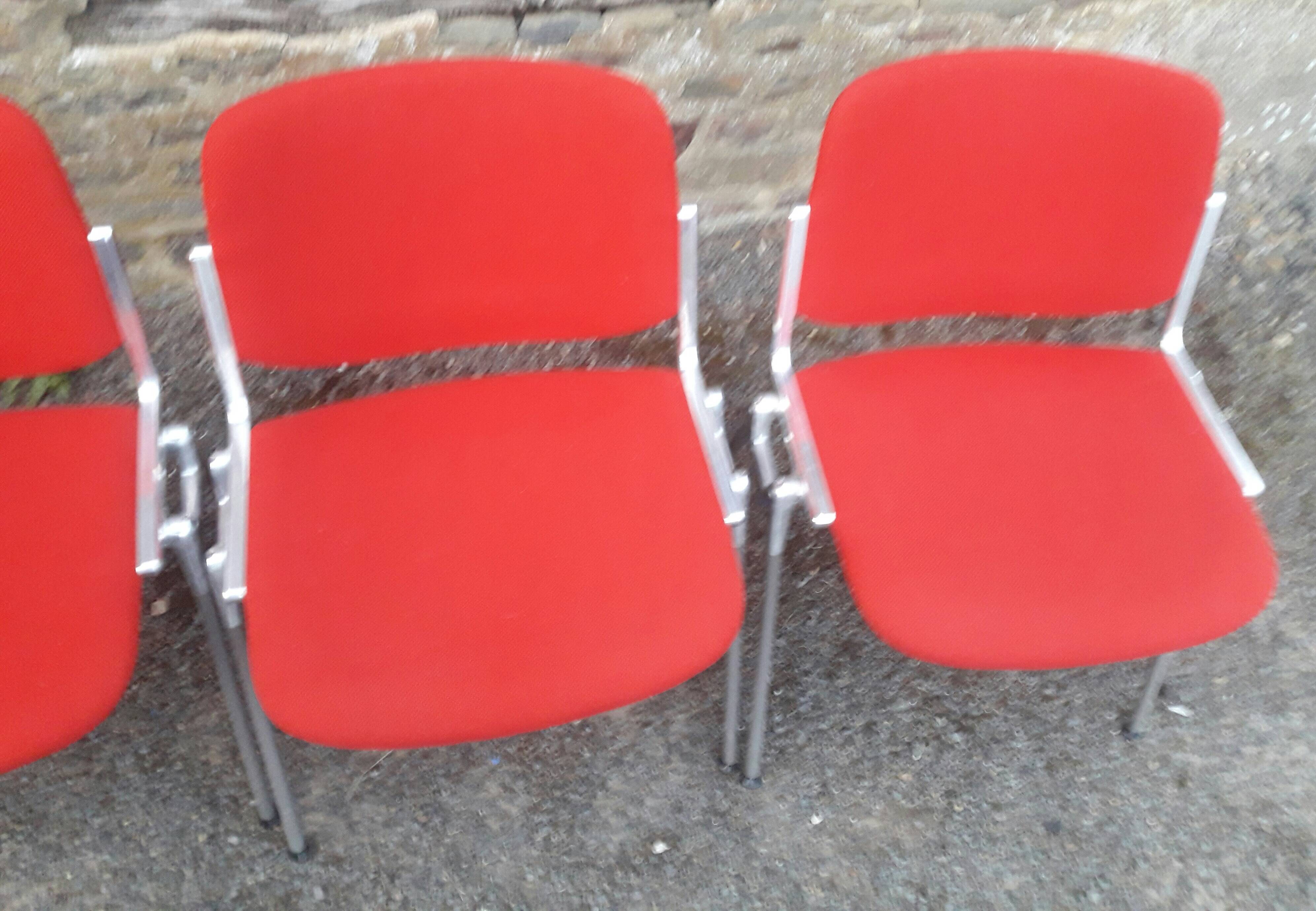 Set de 6 chaises DSC 106 de Giancarlo Piretti pour Castelli