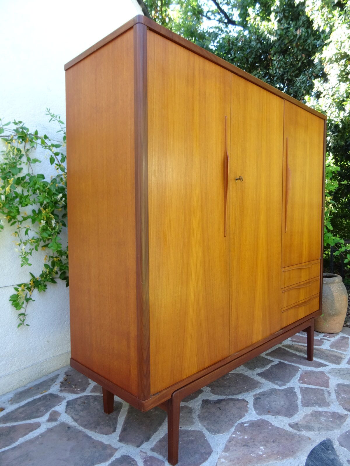 Scandinavian wardrobe in teak 60s