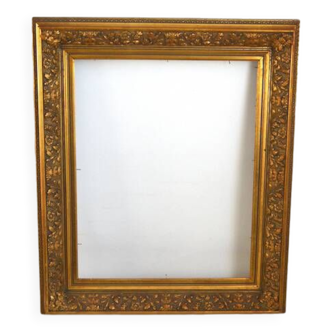 Large gilded wooden frame H66cm