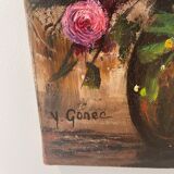 Tableau bouquet de fleurs Y Gonec