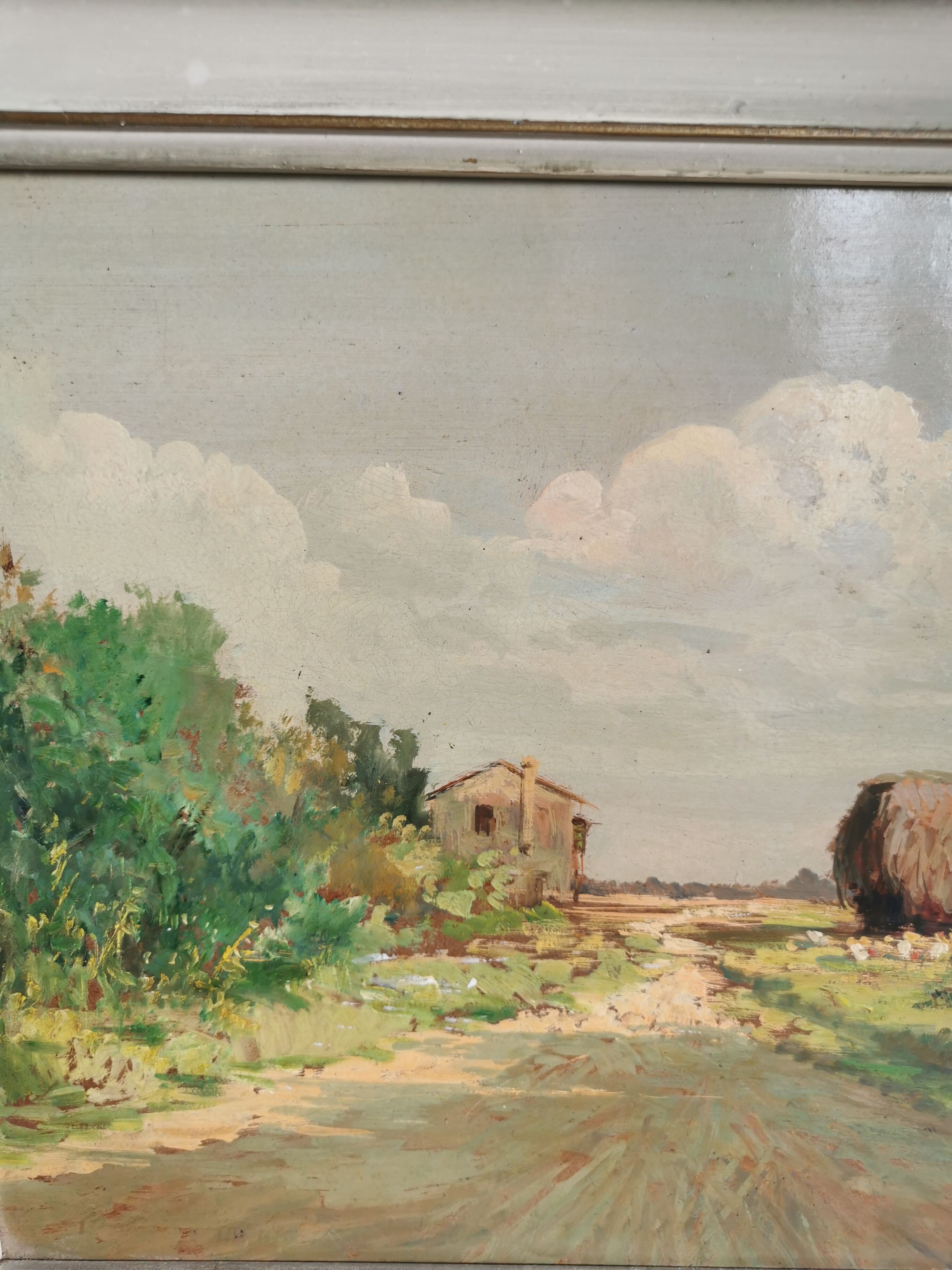 Painting - countryside landscape - mid-XX th century