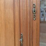 Art Nouveau display bookcase in walnut, circa 1910