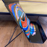 Enamelled magazine rack