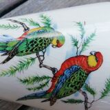 Vase parrots Gien