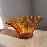 Art Deco Amber Glass Vase