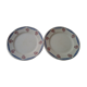 2 flat plates faïence du rhône aurut brothers model toulouse diam 23 cm