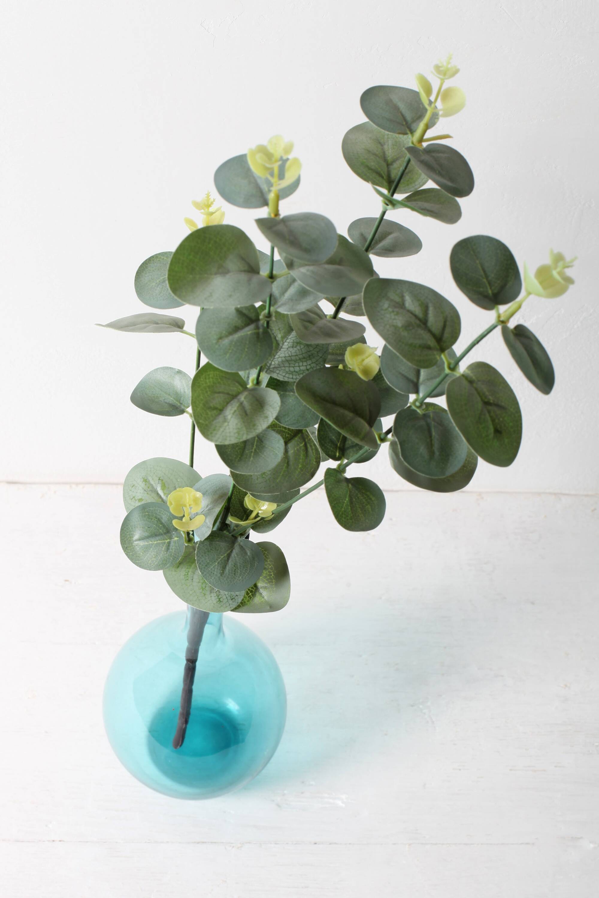 Vintage Mid-Century Light Blue Glass Vase by Arthur Persy / Sweden / 1950s