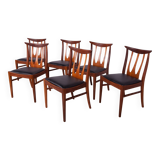 Brasilia Dining Chairs from G-Plan, 1960s, Set of 6