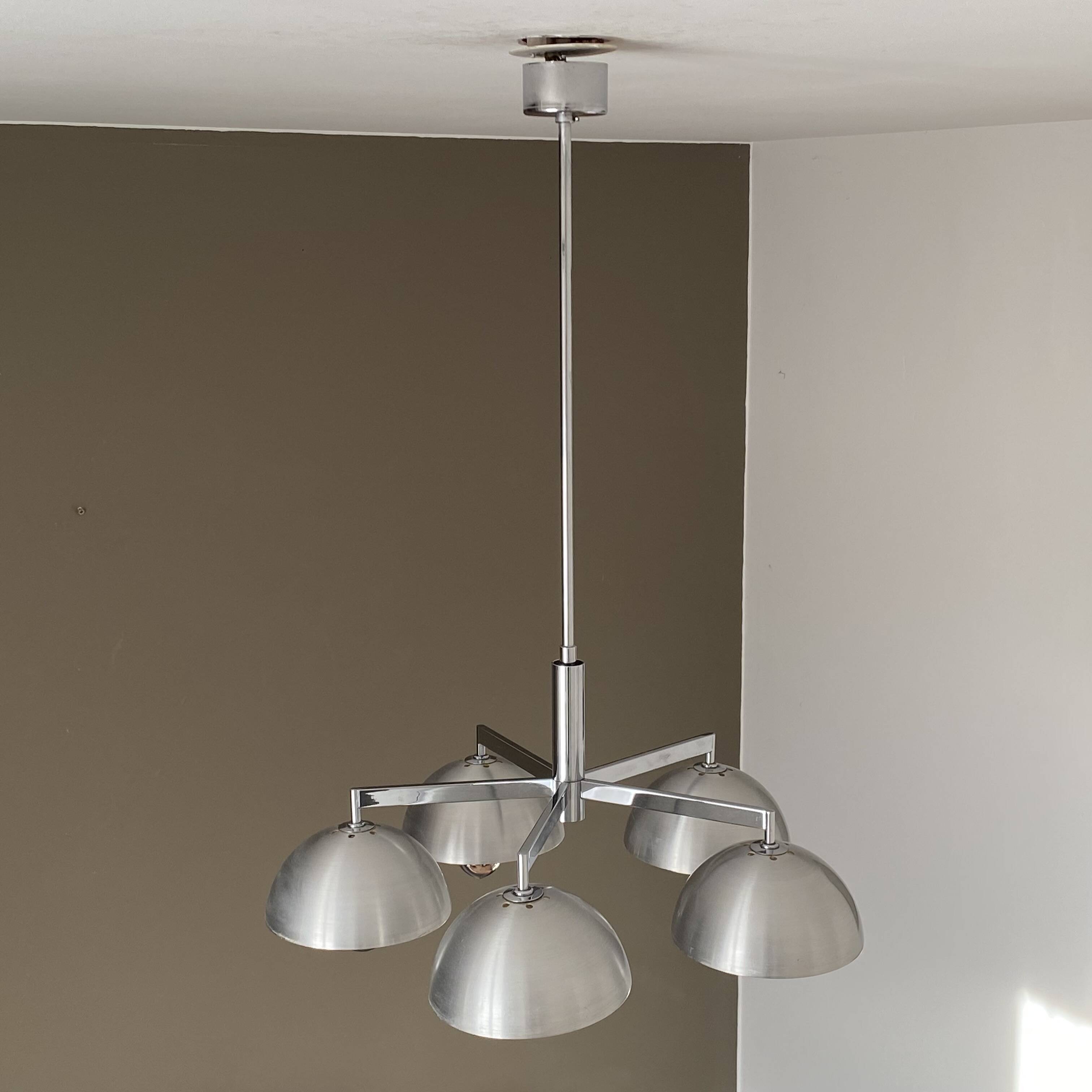 Lustre Sputnik Jean Gandelin. 1970. Space age.