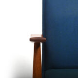 GE-260 High Back Easychair in Oak by Hans J. Wegner 1950s