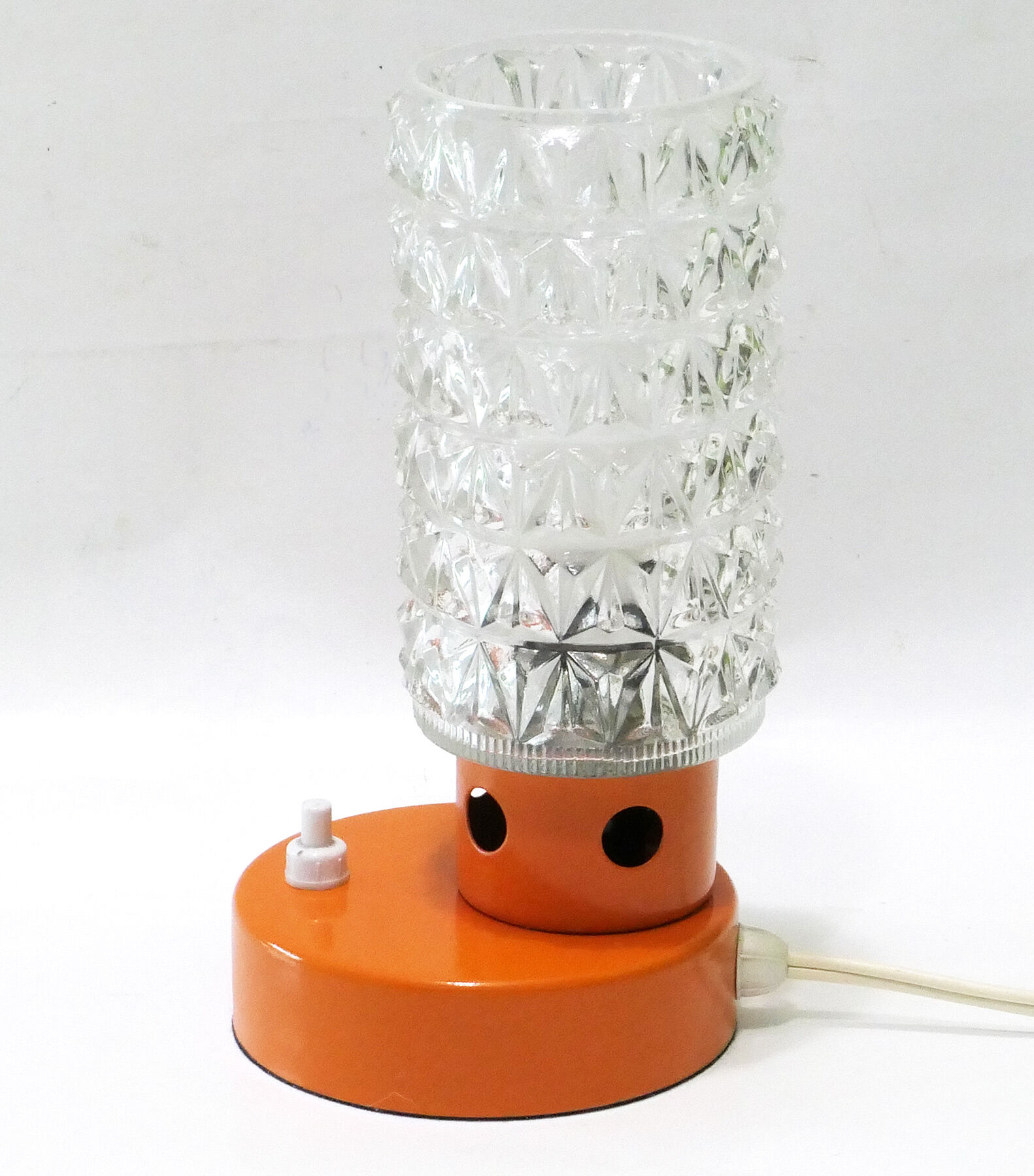 Lampe de table années 1960 orange